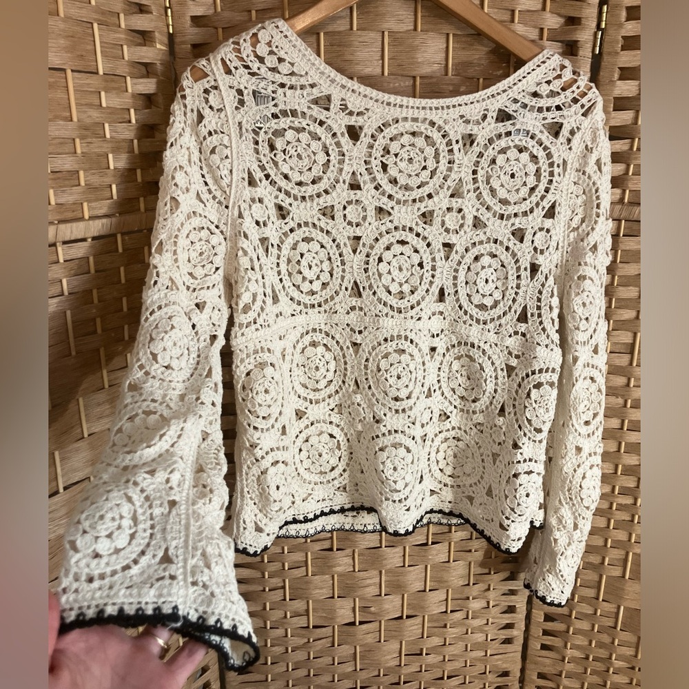 Boho Crochet Cotton Top - Picture 2 of 6